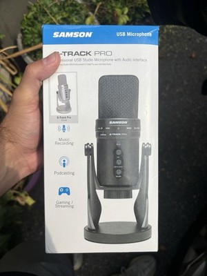 Samson G-Track Pro Professional USB Condenser Microphone with Audio Interface