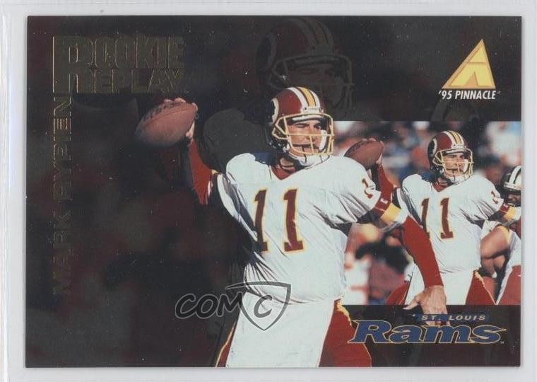 1995 Pinnacle Club Collection Mark Rypien #206 1g5