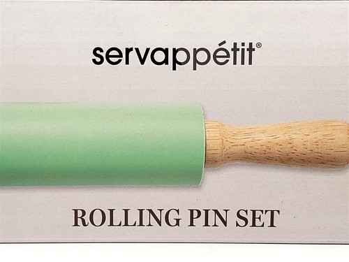 Silicone Rolling Pin & Gloves Servappetit Boxed Set - Picture 2 of 12