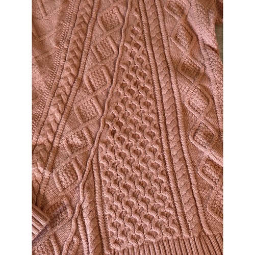 J.Crew Sweater XXS Women's Pink Wool Blend Cable Knit Long Tunic EUC - Picture 4 of 10