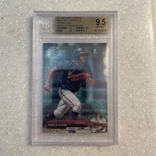 2017 Bowman - Chrome Prospects  Refractor #BCP127 Ronald Acuña Jr. (RC)