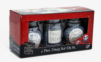 The Nightmare Before Christmas Sally's Potion Trinket Jar 3-Piece Set - New | eBay