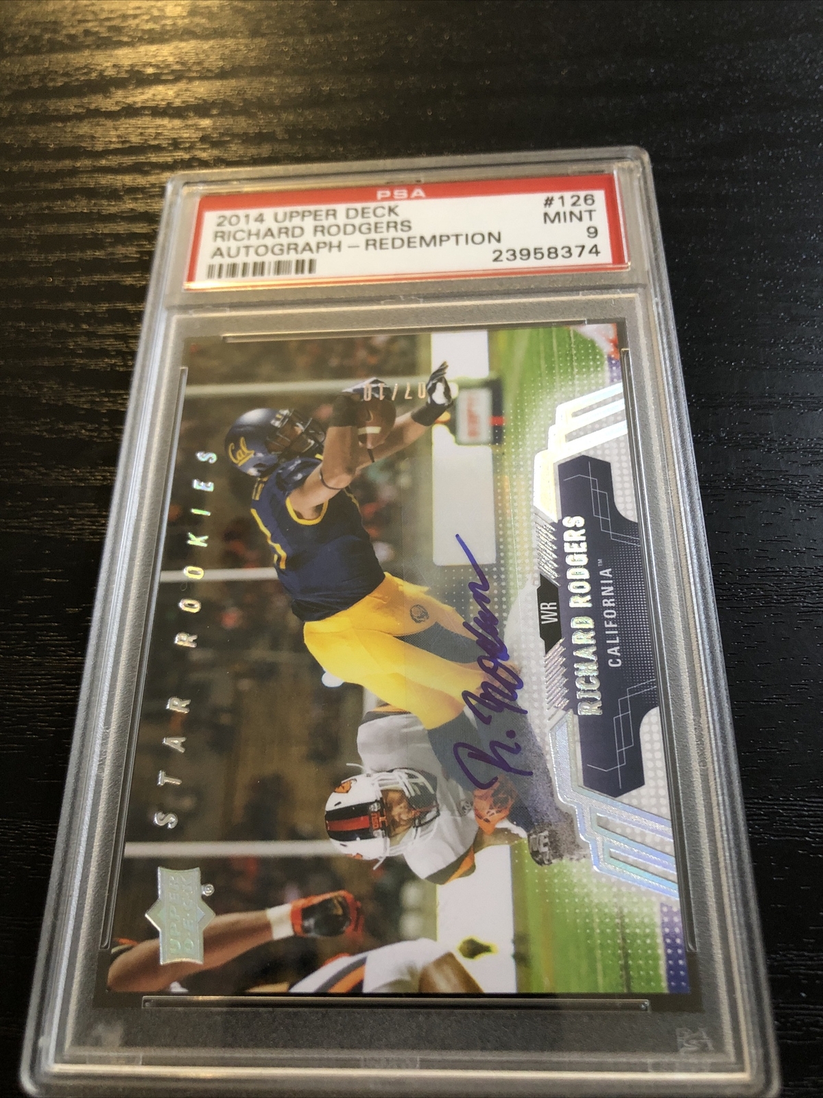 Richard Rodgers Upper Deck #126 Autograph-Redemption