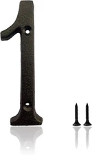 5.5 Inch House Numbers Cast Iron House Numbers for Outside Address Numbers fo...