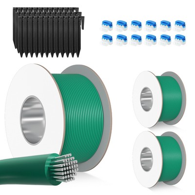 Begrenzungskabel Set Erdnägel Kabelverbinder Mähroboter 100-500m LongLife