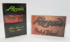 Poison Cassettes Lot Of 2: Open Up and Say Ahh, Flesh  Blood