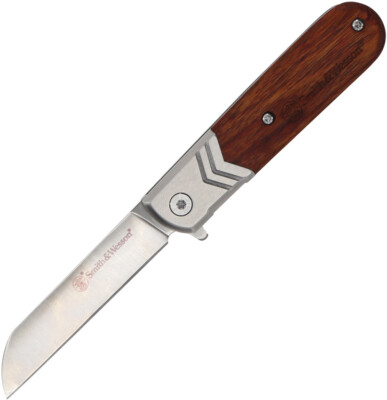 Smith & Wesson Executive Barlow Folding Knife A/O Rosewood 8Cr13MoV