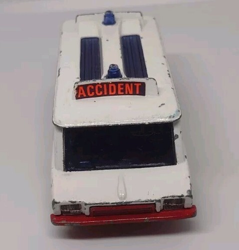 Vintage Corgi Ambulance Motorway 70s Made in Great Britain Pat 1276081 Collector - Picture 3 of 7