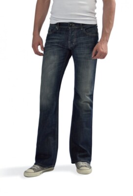 LTB Herren Tinman Bootcut Jeans Blau Denim Jeanshose 2 Years Wash W28 - W34
