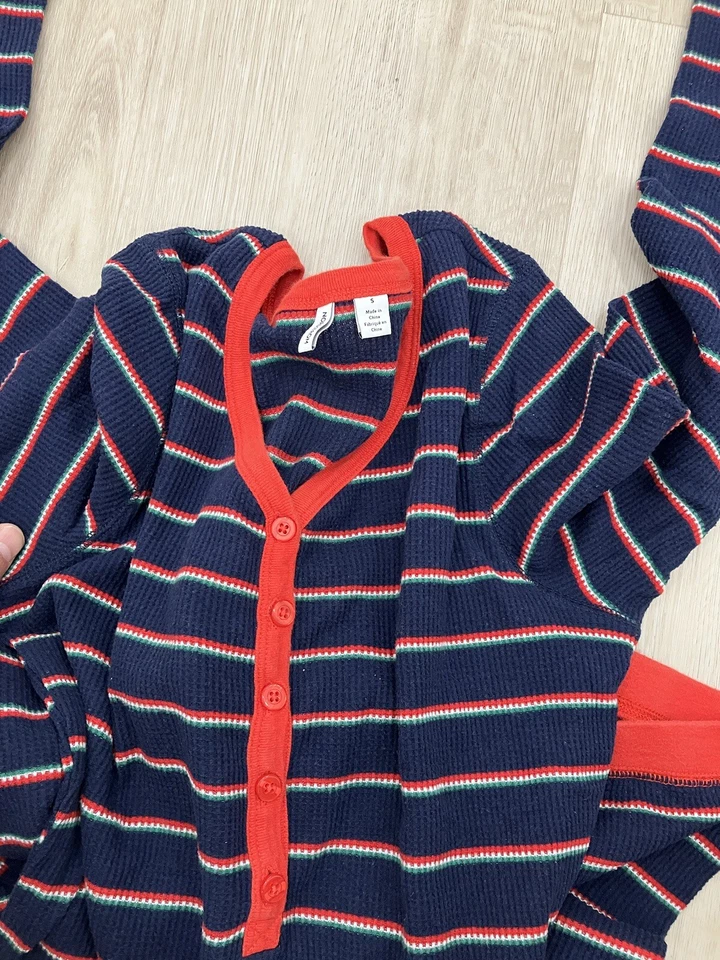 NORDSTROM  Eco Knit Pajama Set Women's Size S / 4 navy $79  - Image 2 of 2