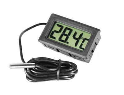DIGITALES THERMOMETER MIT SONDE FÜR AQUARIUM KÜHLSCHRANK