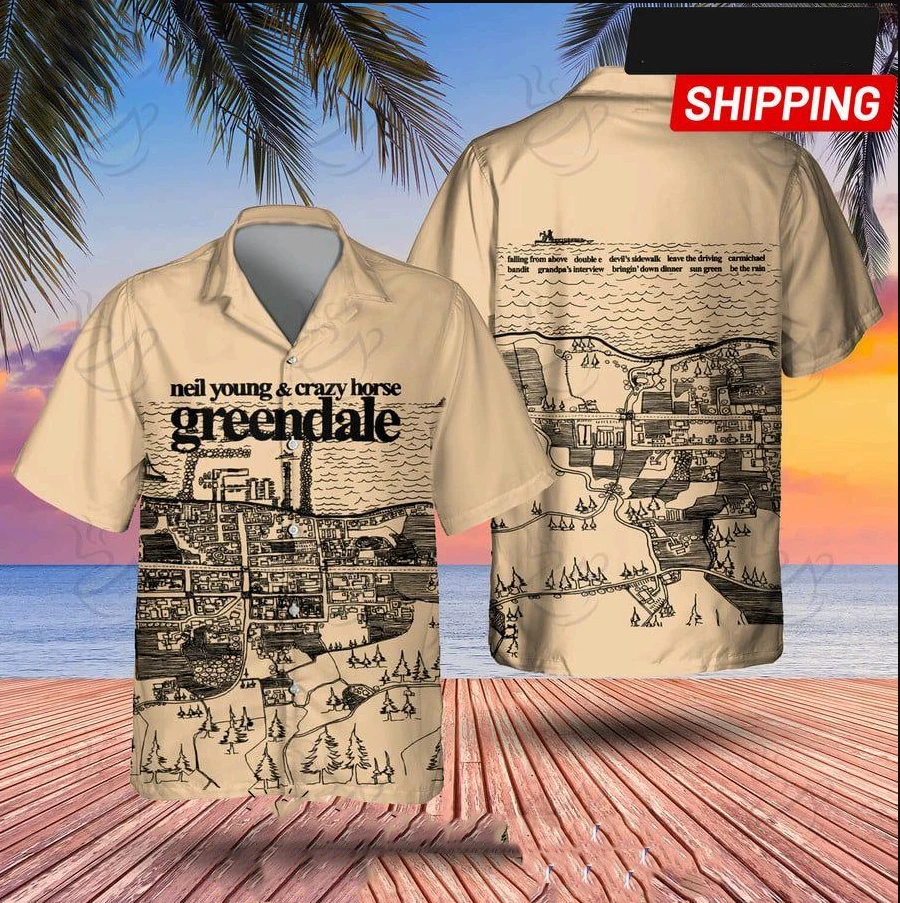 Neil Young Greendale Album Hawaiian Shirt