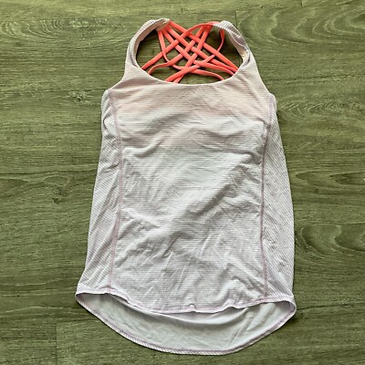 LULULEMON Slay The Studio 2-In-1 Tank Athletic Bra B/C Cup Yoga Gym Size 6