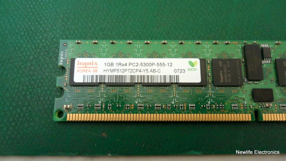 Hynix HYMP512P72BP4-Y5 1GB PC-5300 DDR2 SDRAM Server Memory - Image 2 of 3