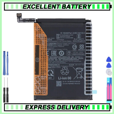 for XIAOMI Redmi Note 9 Pro BN53 Battery Replacement 4920mAh