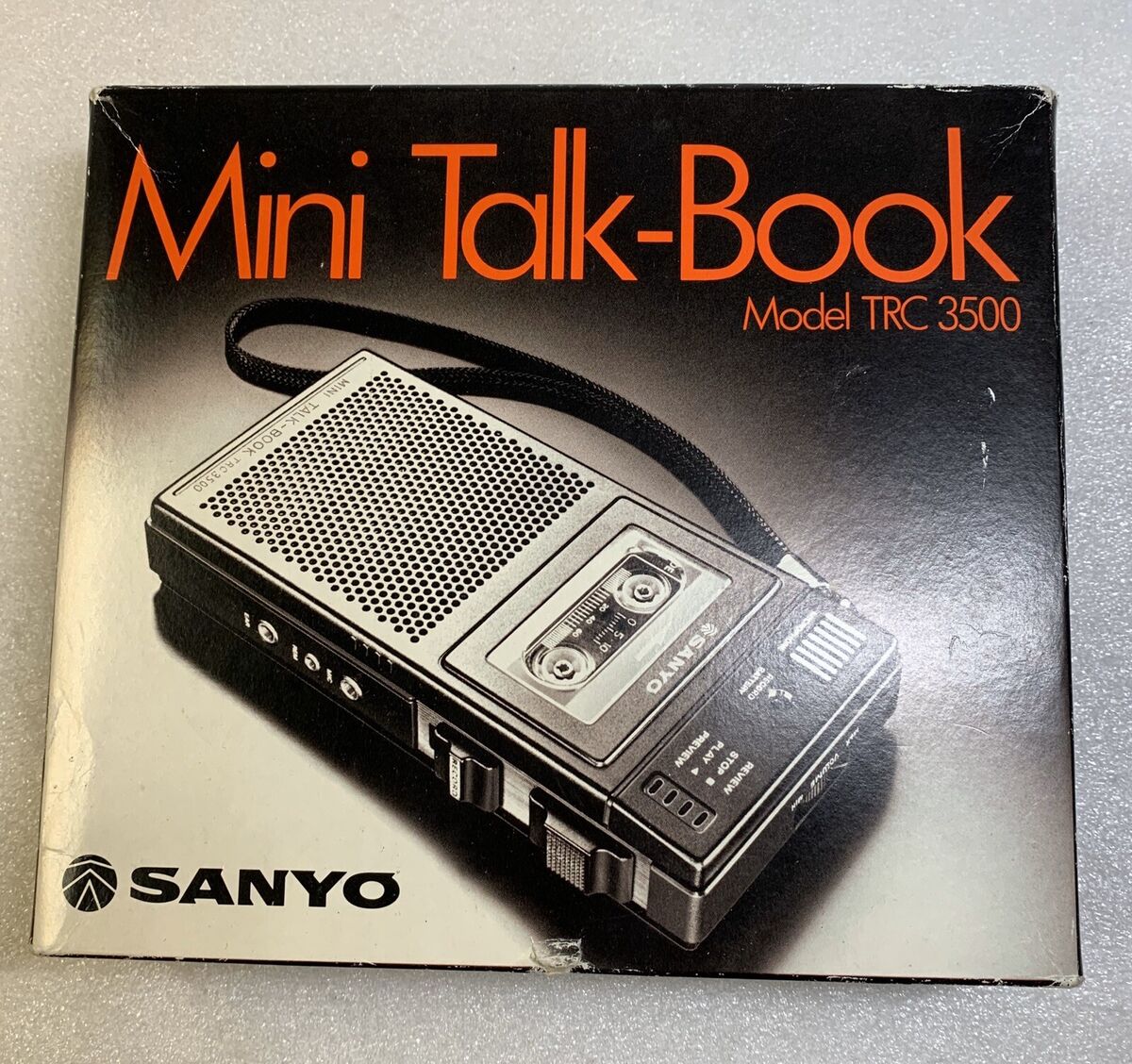 Rare SANYO TRC-3500 MINI TALK-BOOK Mini Cassette Recorder | eBay Rare SANYO TRC-3500 MINI TALK-BOOK Mini Cassette Recorder | eBay