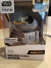 Disney Star Wars Mandalorian The Child Bluetooth Speaker by iHome New Sealed