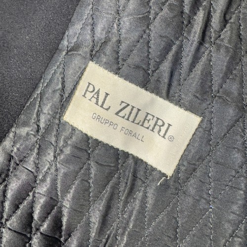 Pal Zileri Loro Piana Wool Cashmere Double Breasted Coat Mens 52 Large Black - Picture 7 of 18