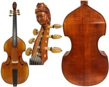 Baroque Style profession Maestro 6 strings 27" viola da gamba whole back 15319