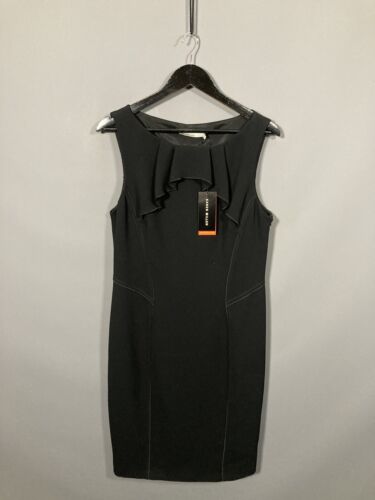 KAREN MILLEN Dress - Size UK16 - Black - New With Tags - Women’s - Afbeelding 1 van 5