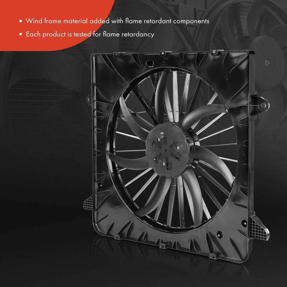 Motor de refrigeración del ventilador del radiador con motor sin escobillas para Chevrolet Traverse 2018 2019 Foto 3 de 4