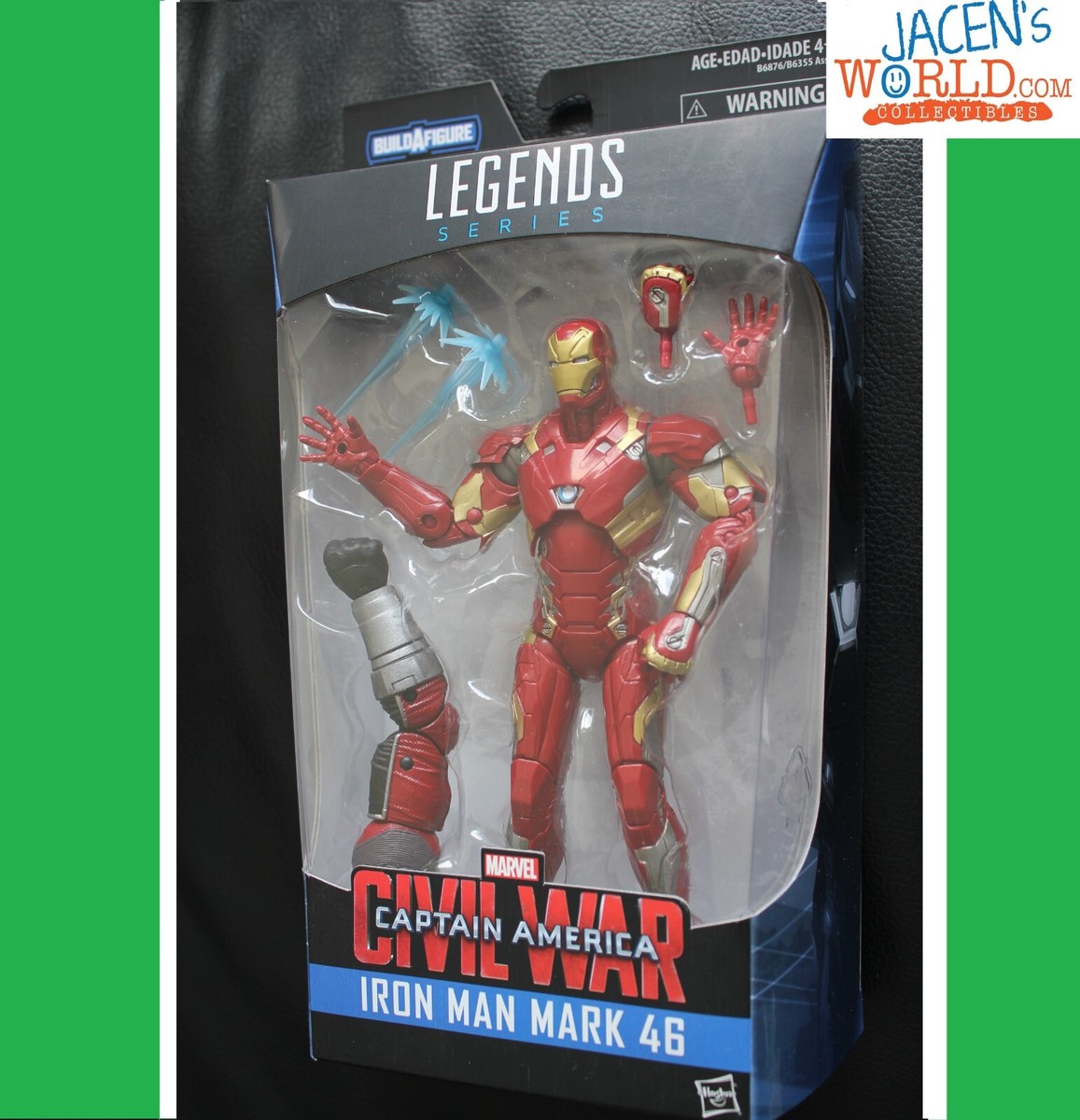 Marvel Legends Series Civil War Iron Man Mark 46 BAF 6 Inch Action