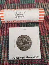2023-D $10 roll Eleanor Roosevelt quarters American women series B U