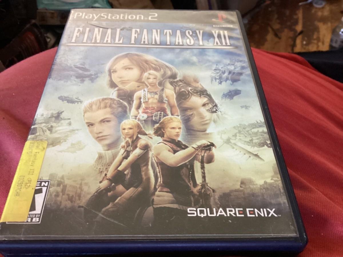 Final Fantasy XII [12] [Black Label] (PlayStation 2, 2006) PS2