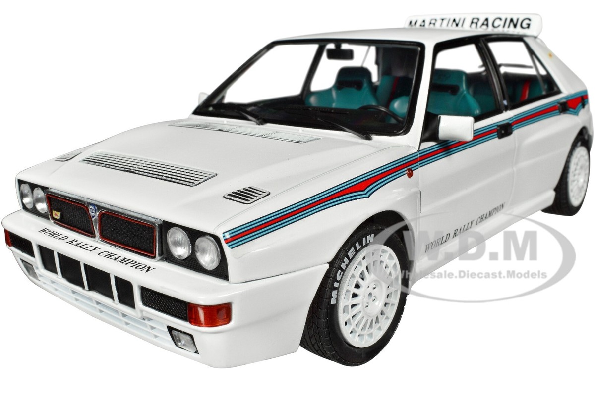 1992 LANCIA DELTA HF INTEGRALE EVO 1 MARTINI 6 WHITE 1/18 BY