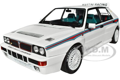 1992 LANCIA DELTA HF INTEGRALE EVO 1 MARTINI 6 WHITE 1/18 BY