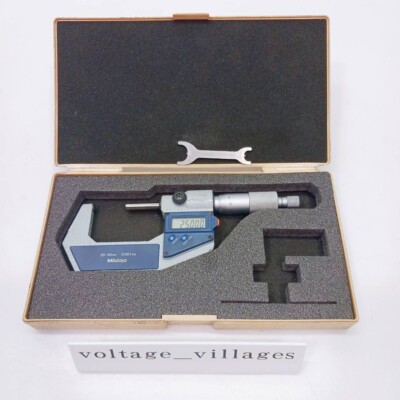 Mitutoyo Digimatic Einzelkugel Außenmessschraube BMS-50DM 25-50mm 0,001mm