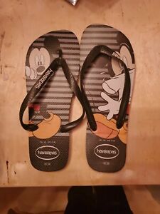  Havaianas  Disney Mickey  Mouse  Flip Flop Sandal  Mens Size 