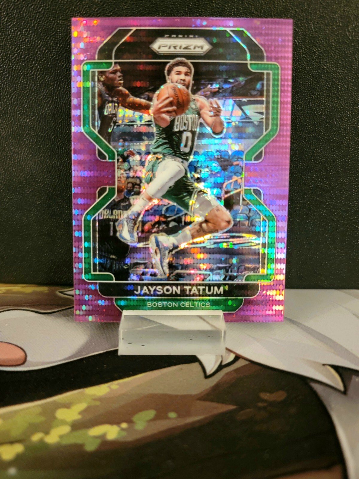 2021-22 Panini Prizm - #13 Jayson Tatum Purple Pulsar Prizm #'d/35 - Ships Free!