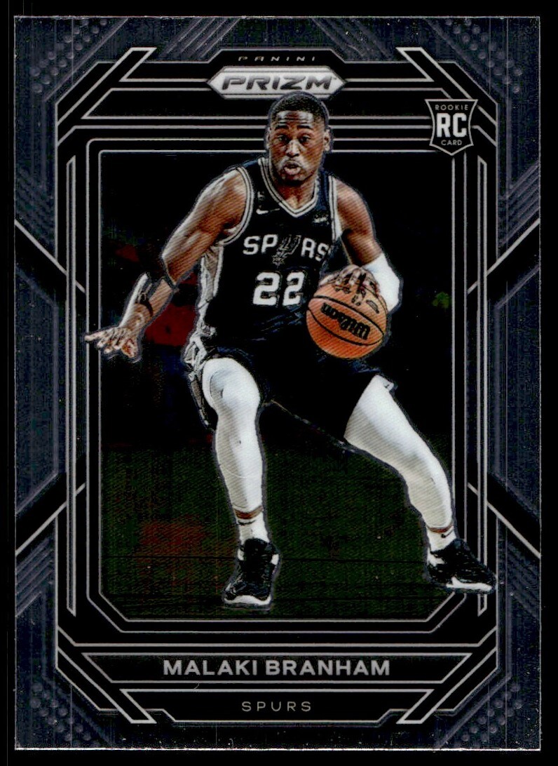 2022-23 Panini Prizm Malaki Branham Rookie A32 San Antonio Spurs #230