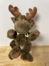 Mary Meyer Moose Plush Stuffed Animal 1994 Vtg Floppy Legs Beanie Shelf Sitter