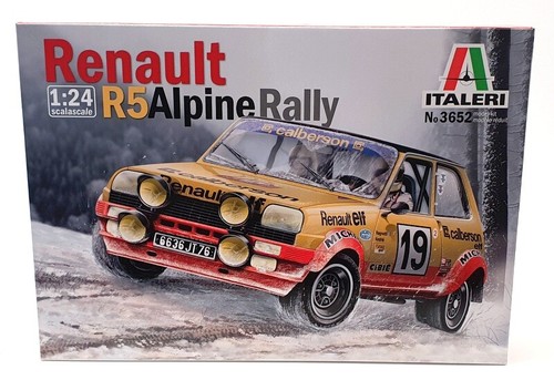 Italeri 1/24 Scale Model Car Kit 3652 - Renault R5 Alpine Rally - Imagen 5 de 5