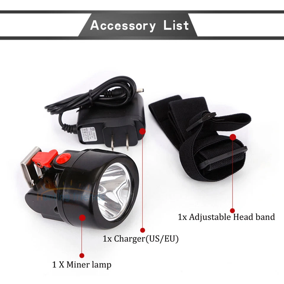 Coon Luces de Caza Seguridad Minería Lámpara Recargable Mineros LED Lámpara Impermeable Foto 2 de 4