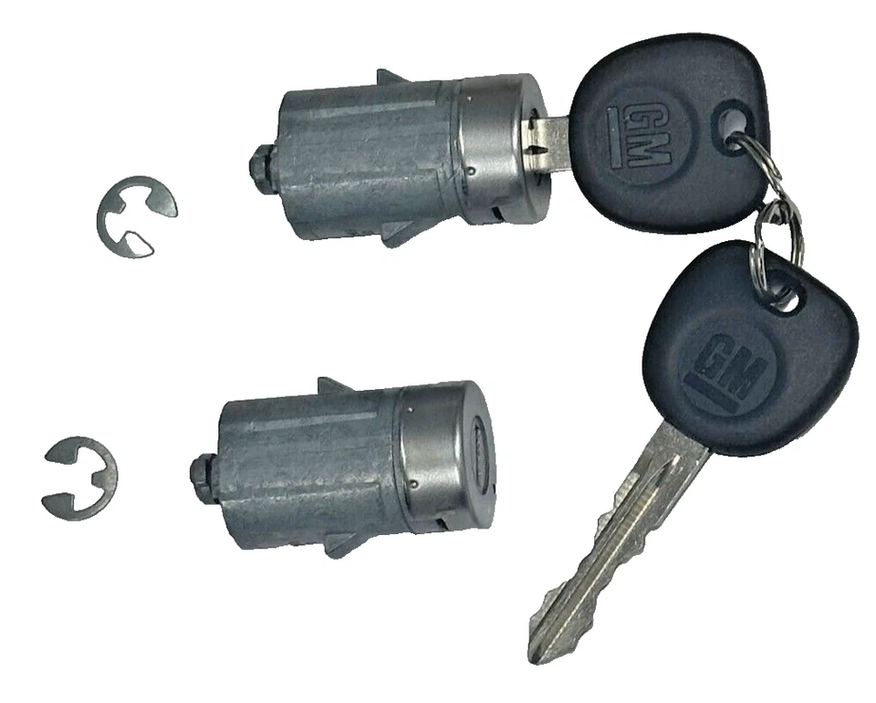 NOVO 2007-2014 GMC Yukon OEM 2 portas chave trava cilindros interruptor com 2 chaves logotipo GM - Imagem 4 de 4