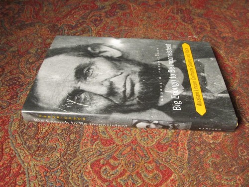 ABRAHAM LINCOLN CONFRONTS SLAVERY AND RACE - BIG ENOUGH TO BE INCONSISTENT - NEW - Picture 2 of 12