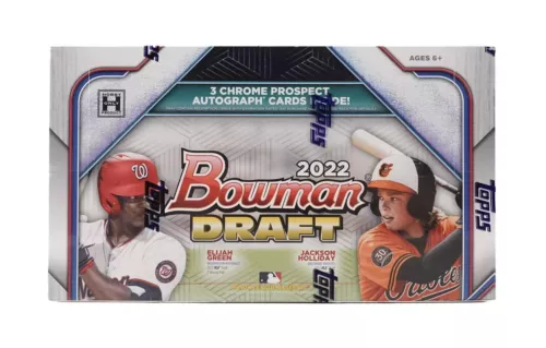 2022 Bowman Draft Baseball Factory Sealed Hobby Jumbo Box 3 AUTO