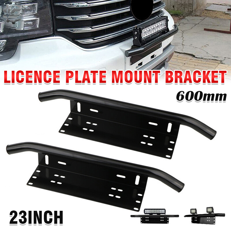 23" Number Plate Bullbar Frame For Driving Light Bar Mount Mounting