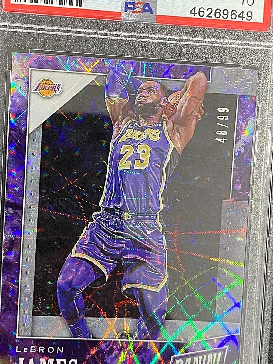 PSA 10 GEM MINT LEBRON JAMES 2019 PANINI FUTURE FRAMES BLACK