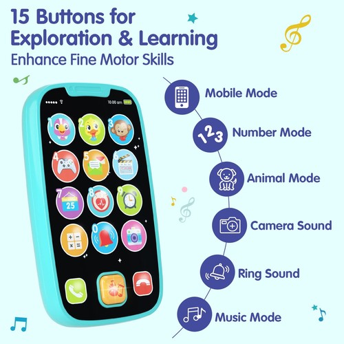 Toys For 1 Year Old Boy Gifts 15 Functions 1 Year Old Toys For Boys Baby Kids To - Picture 3 of 9
