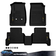 Fit For 15-22 Chevy Colorado Crew Cab/ GMC Canyon Full Set Liners TPE Floor Mats