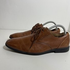 Clarks Collection Shoes Men Uk 6.5 Ultimate Comfort Oxford Laced Almond Toe