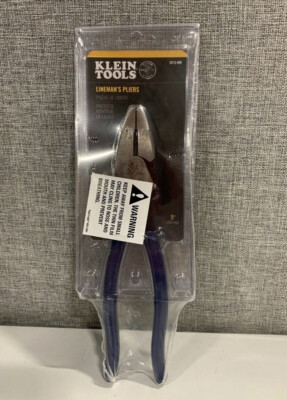 Klein Tools D213-9NE - 9'' High Leverage Side Cutting Pliers Lineman's Pliers NEW