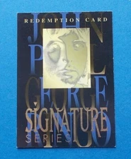 THE BEATLES SPORTS TIME 1996SIGNATURE CARD PAUL MCCARTNEY