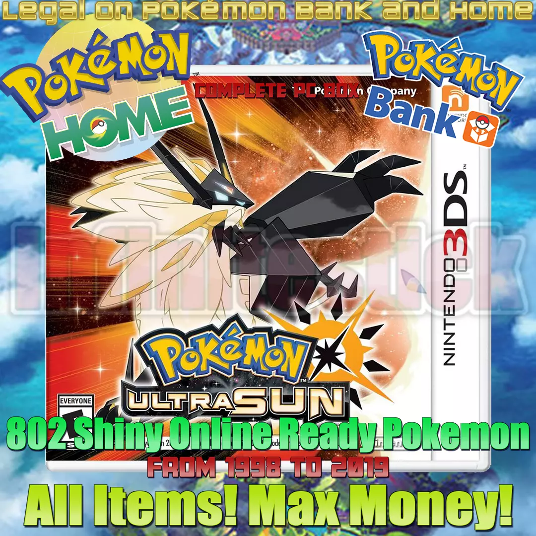 Pokemon Home All 807 Shiny Pokemon from the 3DS to Home INSTANT TRANSFER  🔥🔥🔥