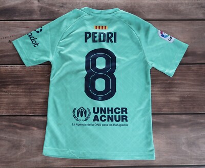 Nike Barcelona football Shirt Pedri #8 Soccer jersey, Boys