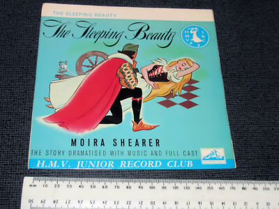 THE SLEEPING BEAUTY MOIRA SHEARER HMV JUNIOR RECORD CLUB 45 RPM